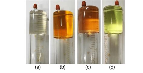 Oil Samples Used In The Experiment A Brand New Mineral Oil B Aged