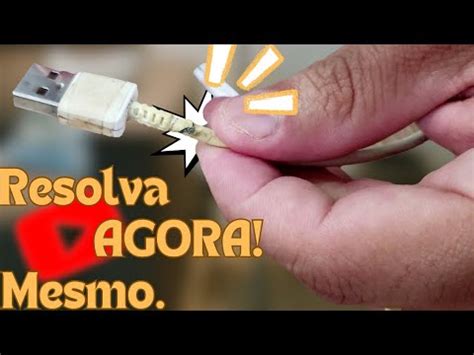 Como Consertar Cabo Do Celular Quebrando Youtube