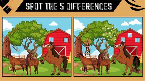 Spot The 5 Differences Only Extraordinary Vision Can Spot The 5