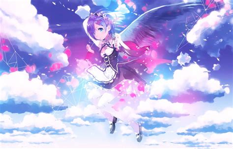 Download Rem Aesthetic Anime Art Desktop Wallpaper