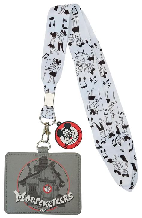 Loungefly Mickey Mouse Disney Porte Cartes Avec Cordon Disney