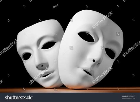 Masks With Theatre Concept Stock Photo 76798051 : Shutterstock