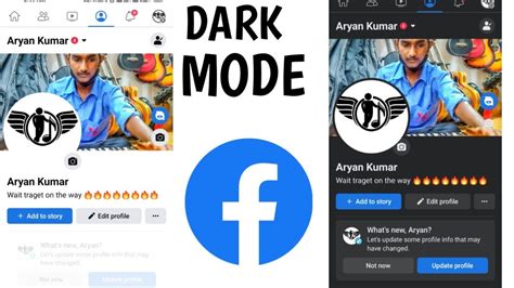 How To Enable Dark Mode On Facebook Facebook Dark Mode