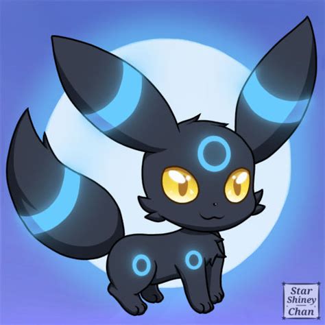 Art Trade Chibi Shiny Umbreon By Starshiney Chan On Deviantart