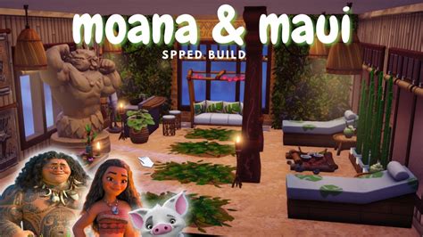 MOANA MAUI BUNGALOW INTERIOR SPEED BUILD Disney Dreamlight