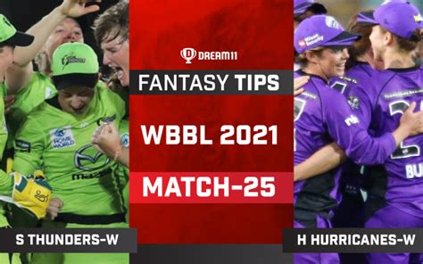 St W Vs Hb W Dream Prediction Fantasy Cricket Tips Playing