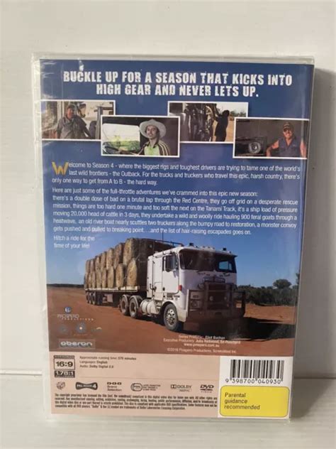 Outback Truckers Series 4 Dvd 2016 Region 4 A3 New Sealed 2000