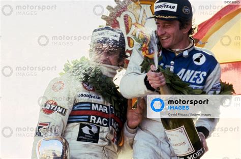 Race Winner Patrick Depailler FRA Ligier Right Celebrates With