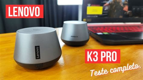 Lenovo K Pro Essa Caixinha De Som Muito Potente Tws Conectando