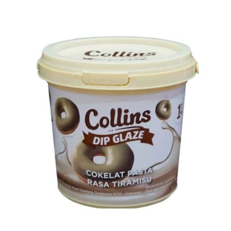 Jual Collins Dip Glaze Tiramisu 1kg Shopee Indonesia