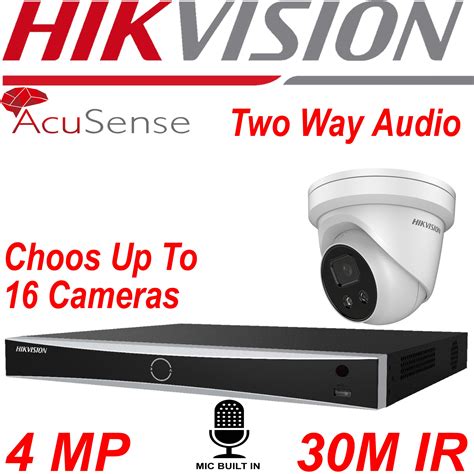 4MP Hikvision DS 2CD2346G2 ISU SL Two Way Audio Darkfighter Camera A I