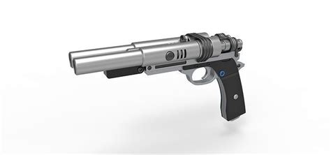 Blaster Pistol S-195 from the movie Solo A Star Wars Story 3D model ...