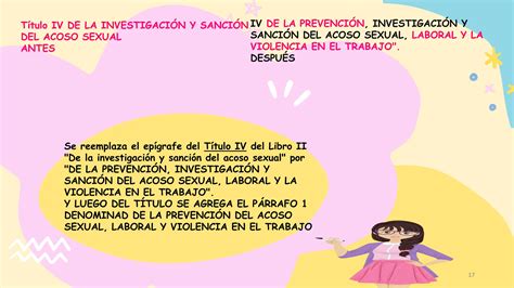 Ppt Ley Karinpdf Modificacion CÓdigo Trabajo Acoso Sexual Laboral Y Violencia En El Trabajo Ppt