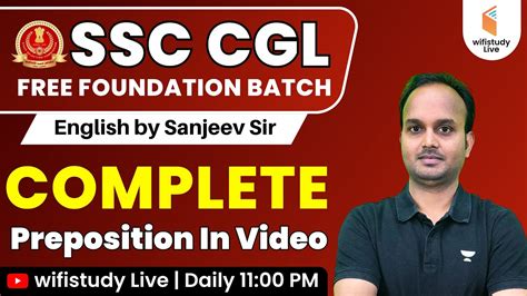 SSC CGL 2023 Foundation Batch CGL English By Sanjeev Sir Complete