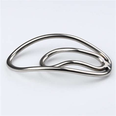 Sissy Steel Vagina Fufu Clip With Strap Cute Sissy