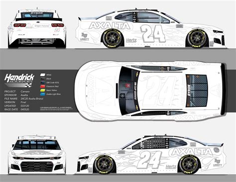 Nascar Paint Scheme Template Blank