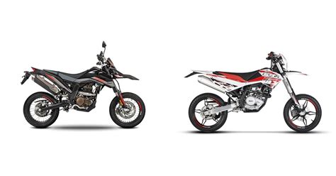 Motorrad Vergleich Malaguti XSM 125 Supermoto 2023 Vs Beta RR Motard