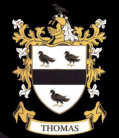 Family Name Histories and Coats Of Arms - Thomas