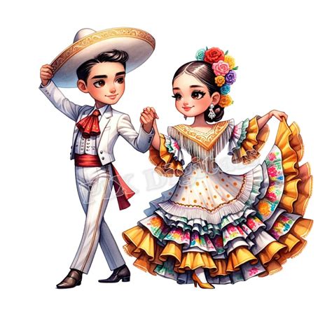 Folk Dancers Festival 15 Digital Images, Pngs, Folk Dancers Clipart ...