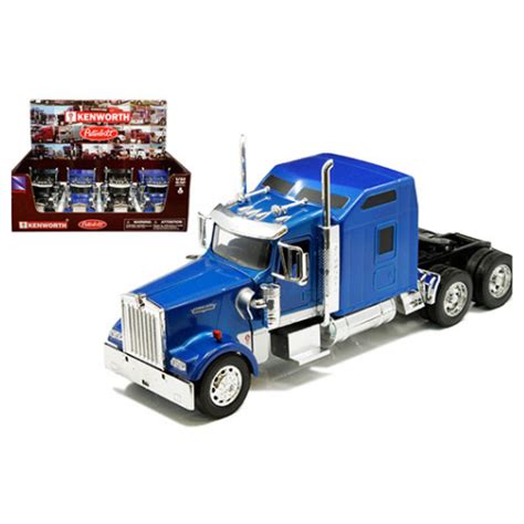 New Ray Caja Tracto Kenworth W Azul Negro Jp Coleccionables