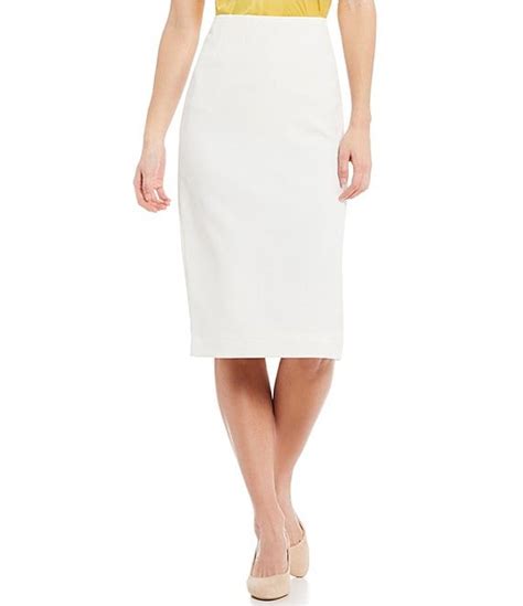 Kasper Stretch Crepe Skimmer Skirt Dillards