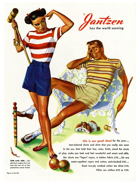 Jantzen Swimwear Ads 194648 Fonts In Use