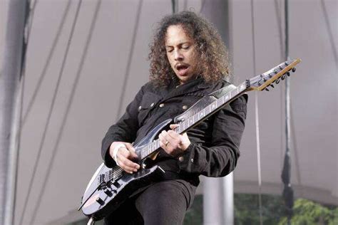 Gitarrist Kirk Hammett Usa Metallica W Hrend Eines Konzertes In Der