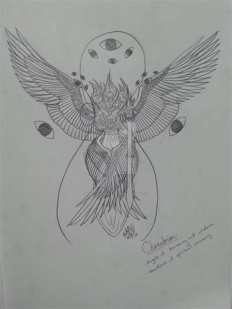 Cherubim Angel Concept Sketch by Dibs-Snowheart on DeviantArt