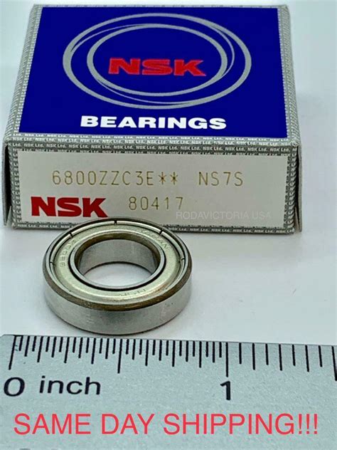 6800 ZZ NSK MADE IN JAPAN Deep Groove Bearing 10x19x5mm Rodavictoria USA