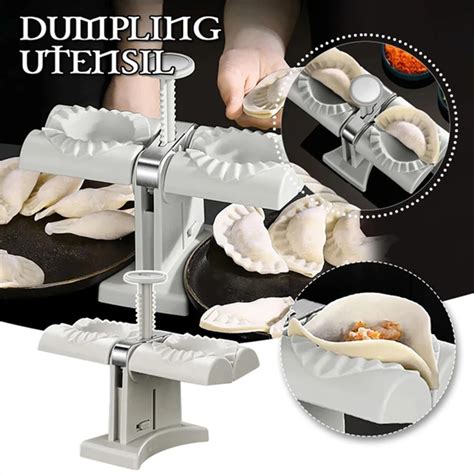 Dumpling Maker Machine Kitchen Gadget Accessories Double Head Press