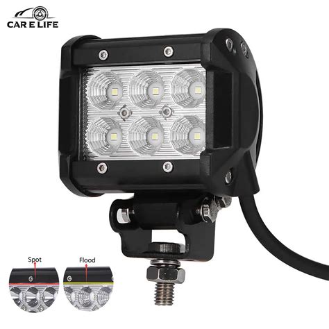 Pc Car Led Work Light Offroad Lights W K Cree Led Chips Flood