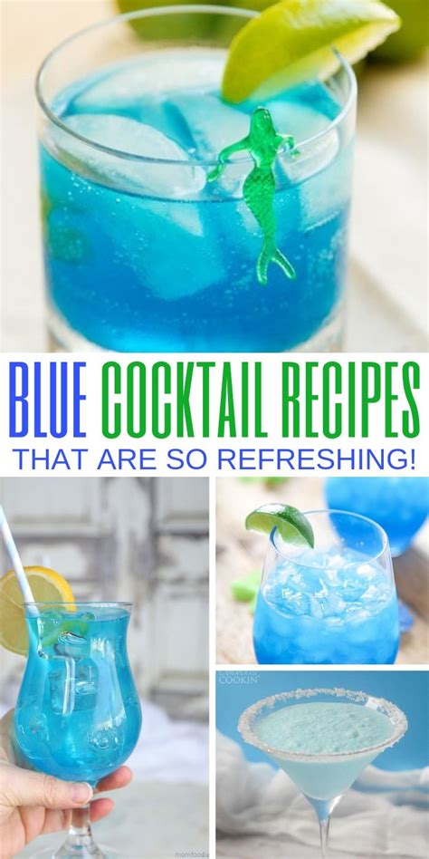 Blue Cocktail Recipes | Blue drinks, Cocktails with blue curacao, Blue ...