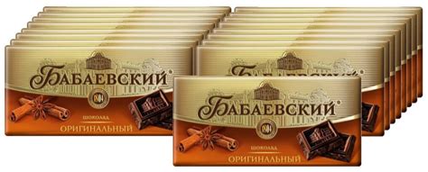 Бабаевский шоколад оригинальный, 100г х 17 шт — купить в интернет ...