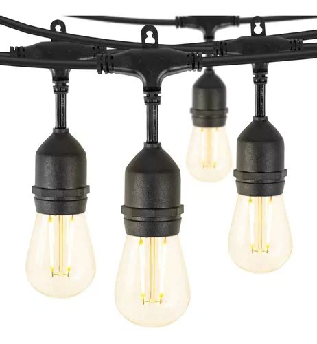 Brightown Cadena De Luces Led Para Exteriores 48 Pies Re MercadoLibre