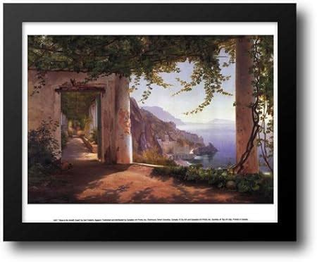 Amazon View To The Amalfi Coast X Framed Art Print By Aagaard