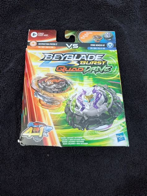 Beyblade Burst Quad Drive Dual Pack Destructive Ifritor I7 Vs Stone