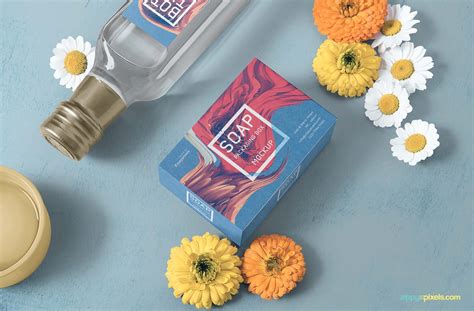 Free Soap Packaging Mockup Psd