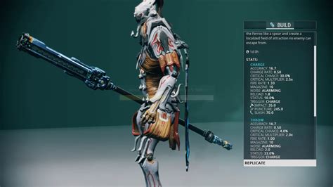 warframe ferrox tenora blueprint youtube