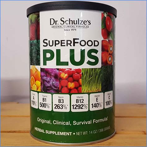 Dr Schulzes Superfood Plus Powder Healthy Habits