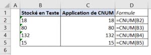 Transformer Du Texte En Nombre Dans Vos Cellules Excel