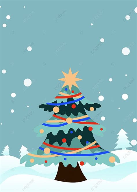 Christmas Snow Christmas Tree Background Wallpaper Image For Free Download - Pngtree