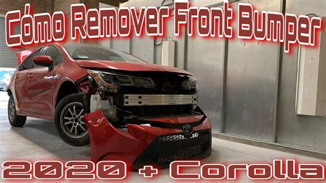 2020 COROLLA COMO REMOVER BUMPER DEL FRENTE YouTube