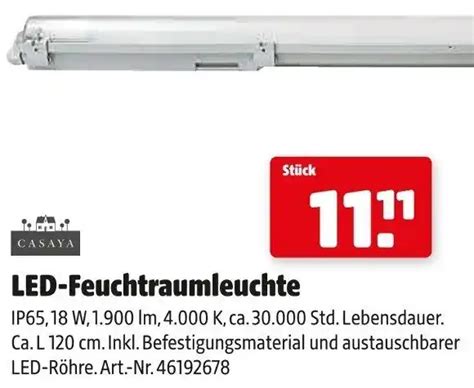 CASAYA LED Feuchtraumleuchte Angebot Bei Hagebau