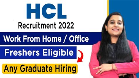 Hcl Recruitment Work From Home Jobs Hcl Recruitment For