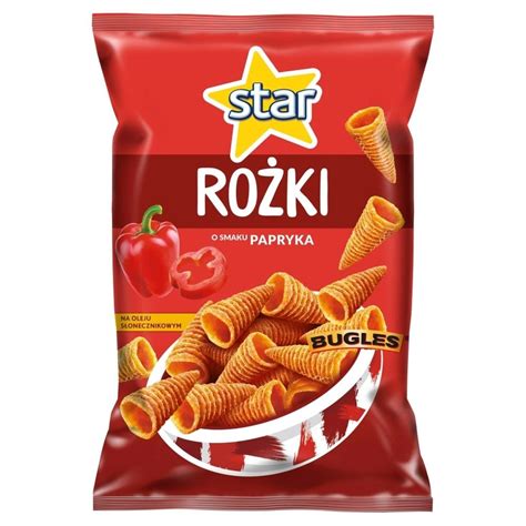 Star Rożki Przekąski kukurydziane o smaku papryki 95 g Zakupy online