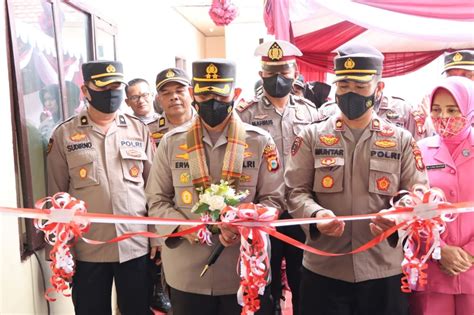 Dekatkan Pelayanan Ke Masyarakat Kapolres Sidrap Resmikan Tiga