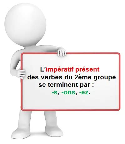 le deuxième groupe à l impératif présent Je Révise soutien scolaire