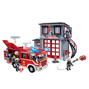 Playmobil Megaset De Pompiers Action Heroes Comprend Trois