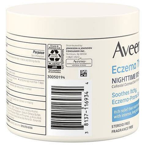 Free Shipping Aveeno Eczema Therapy Itch Relief Balm 11 Oz Pack Of 4