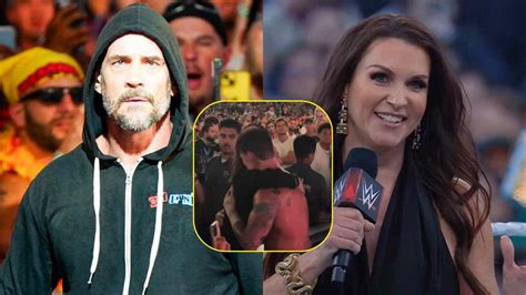 Unseen Footage Of Cm Punk Meeting Stephanie Mcmahon After Heartbreaking